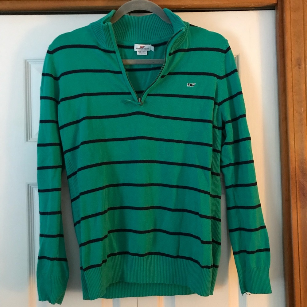 Vineyard Vines quarter zip sweater